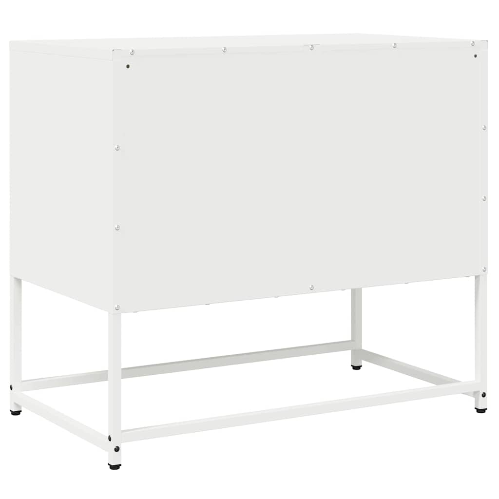Dulap TV, alb, 68x39x60,5 cm, oțel laminat la rece GartenMobel Dekor