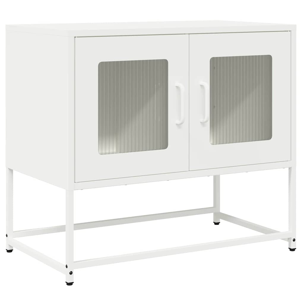 Dulap TV, alb, 68x39x60,5 cm, oțel laminat la rece GartenMobel Dekor
