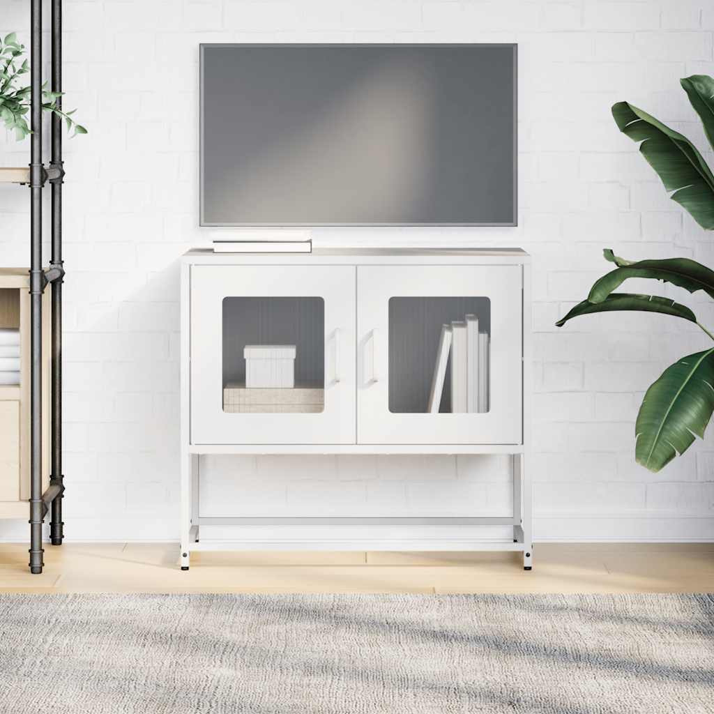 Dulap TV, alb, 68x39x60,5 cm, oțel laminat la rece GartenMobel Dekor