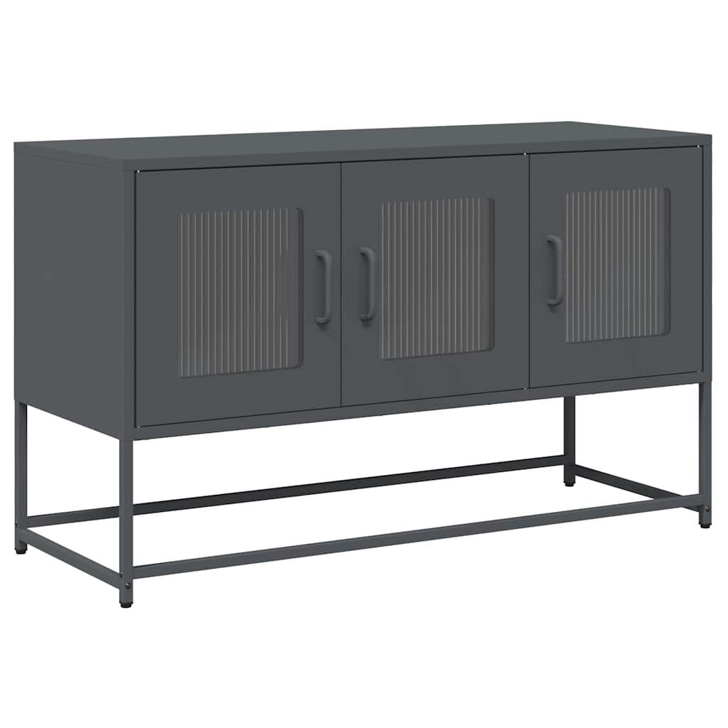Dulap TV, antracit, 100,5x39x60,5 cm, oțel laminat la rece GartenMobel Dekor