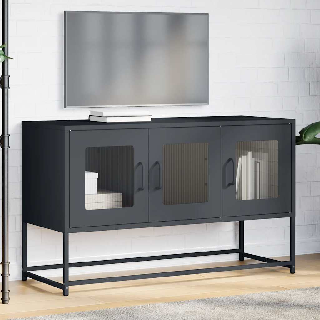 Dulap TV, antracit, 100,5x39x60,5 cm, oțel laminat la rece GartenMobel Dekor