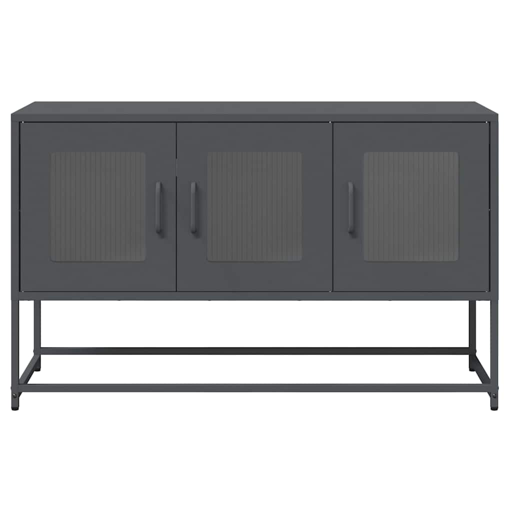Dulap TV, antracit, 100,5x39x60,5 cm, oțel laminat la rece GartenMobel Dekor