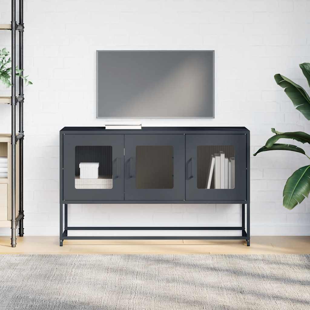 Dulap TV, antracit, 100,5x39x60,5 cm, oțel laminat la rece GartenMobel Dekor