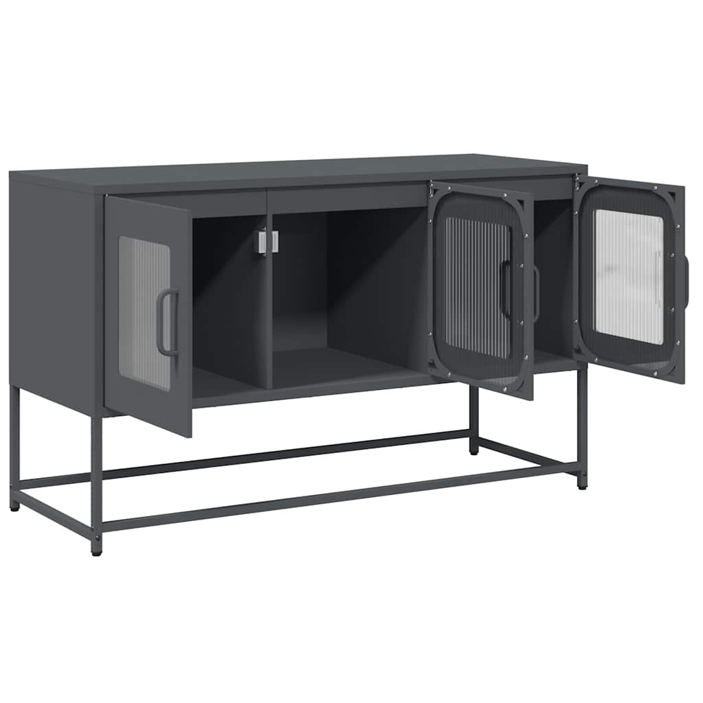 Dulap TV, antracit, 100,5x39x60,5 cm, oțel laminat la rece GartenMobel Dekor