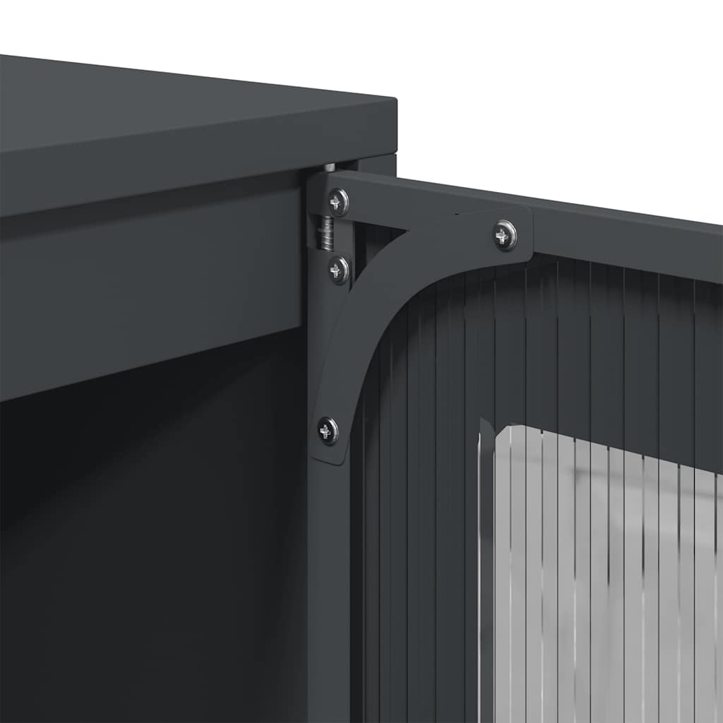 Dulap TV, antracit, 100,5x39x60,5 cm, oțel laminat la rece GartenMobel Dekor