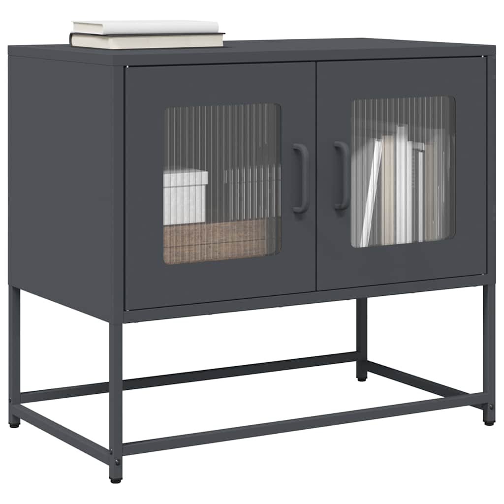 Dulap TV, antracit, 68x39x60,5 cm, oțel laminat la rece GartenMobel Dekor