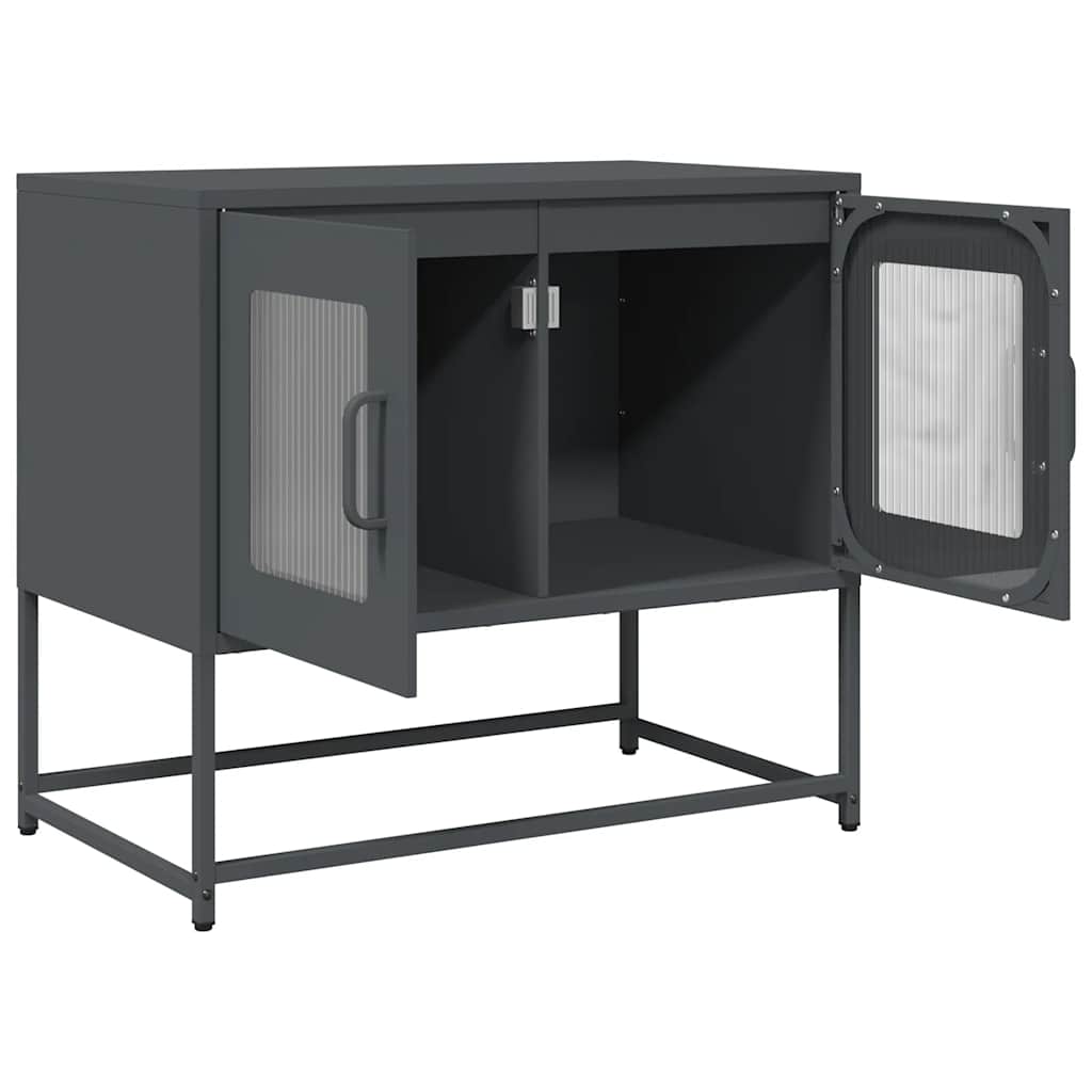 Dulap TV, antracit, 68x39x60,5 cm, oțel laminat la rece GartenMobel Dekor
