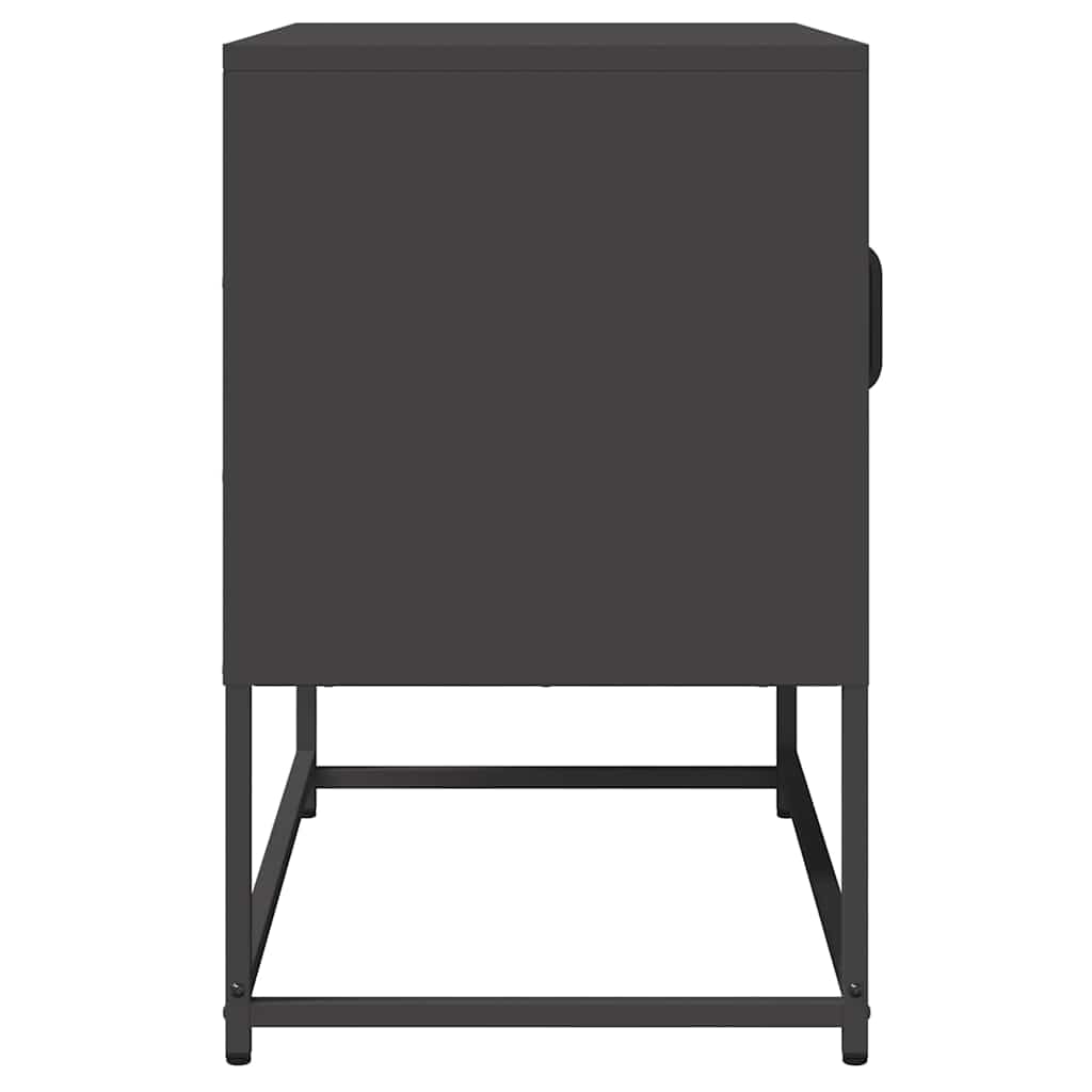 Dulap TV, negru, 68x39x60,5 cm, oțel laminat la rece GartenMobel Dekor