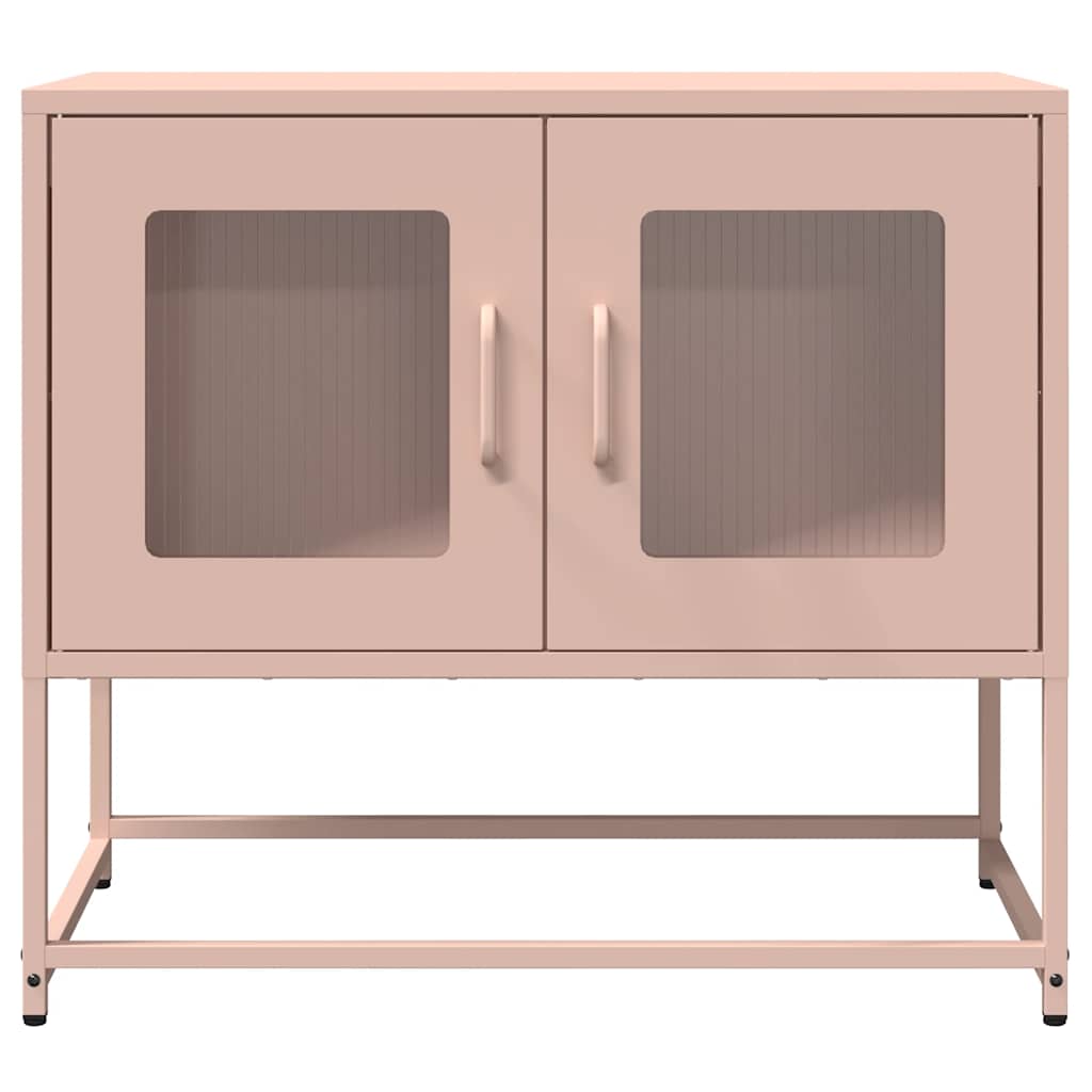 Dulap TV, roz, 68x39x60,5 cm, oțel laminat la rece GartenMobel Dekor