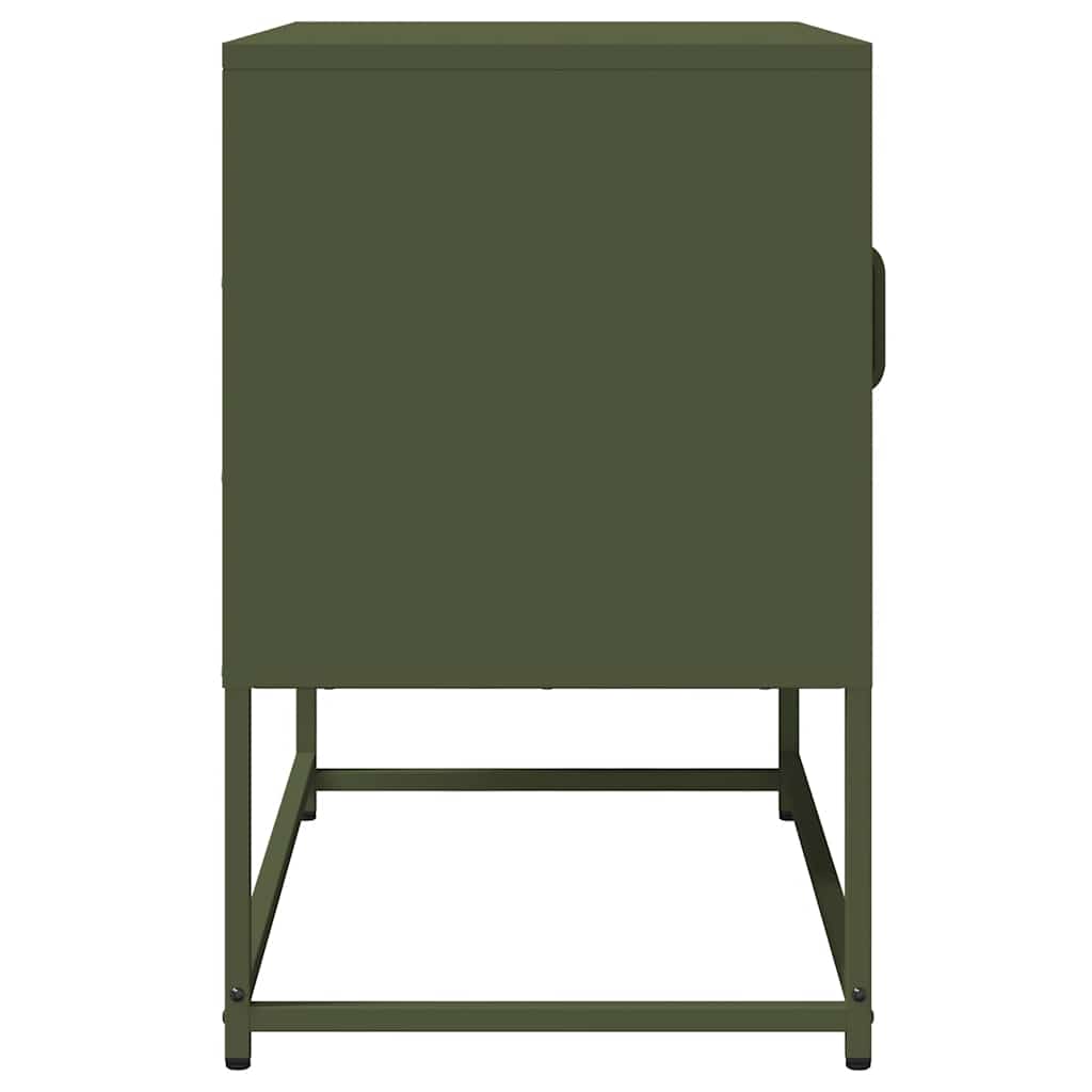 Dulap TV, verde măsliniu, 68x39x60,5 cm, oțel laminat la rece GartenMobel Dekor