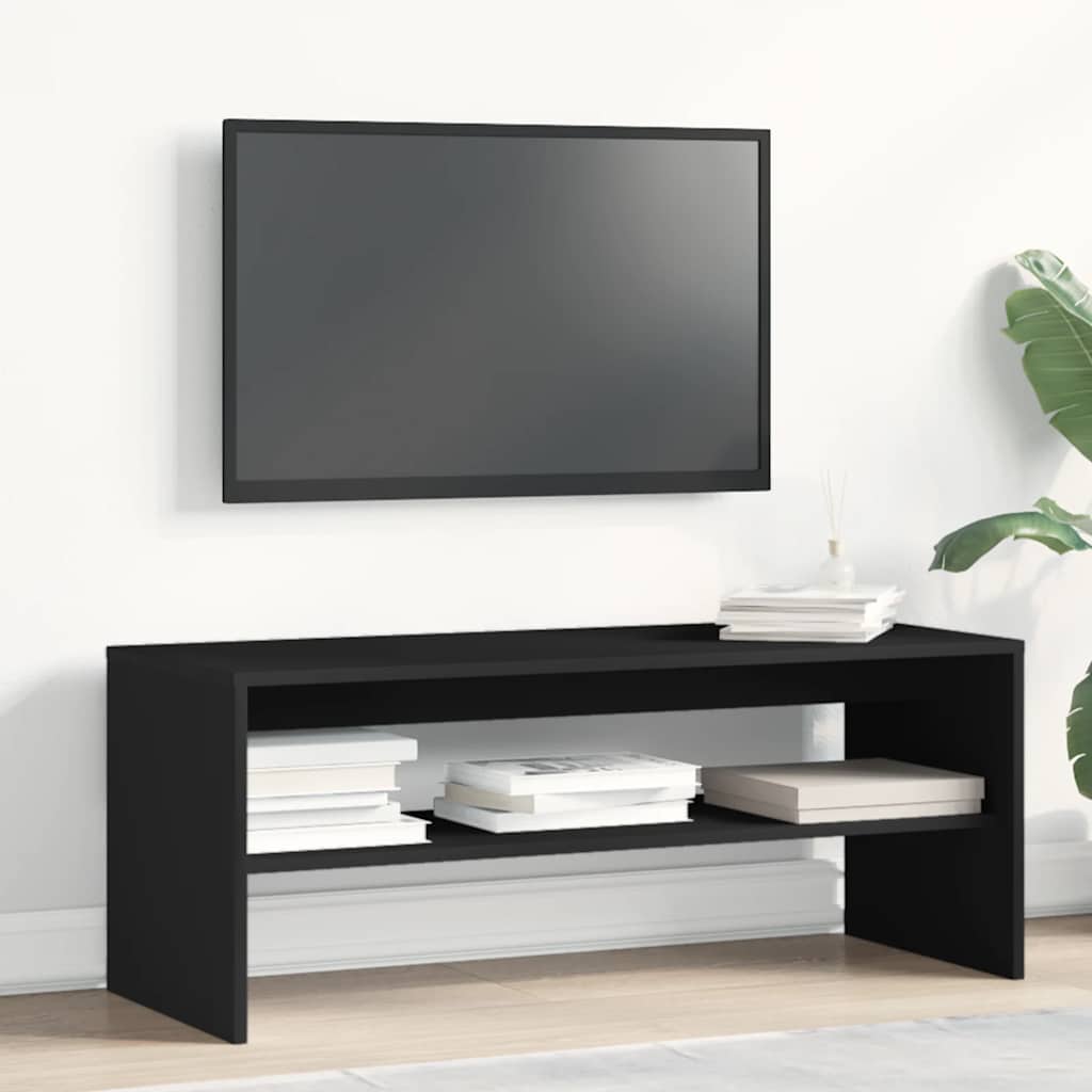 Comodă TV, negru, 100 x 40 x 40 cm, PAL GartenMobel Dekor