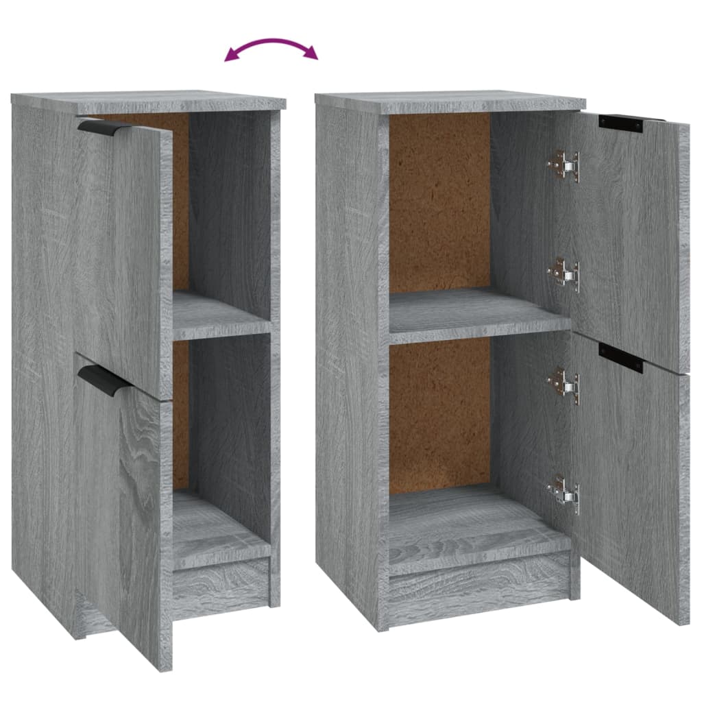 Dulapuri, 2 buc., gri sonoma, 30x30x70 cm, lemn prelucrat GartenMobel Dekor