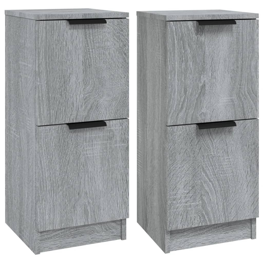 Dulapuri, 2 buc., gri sonoma, 30x30x70 cm, lemn prelucrat GartenMobel Dekor