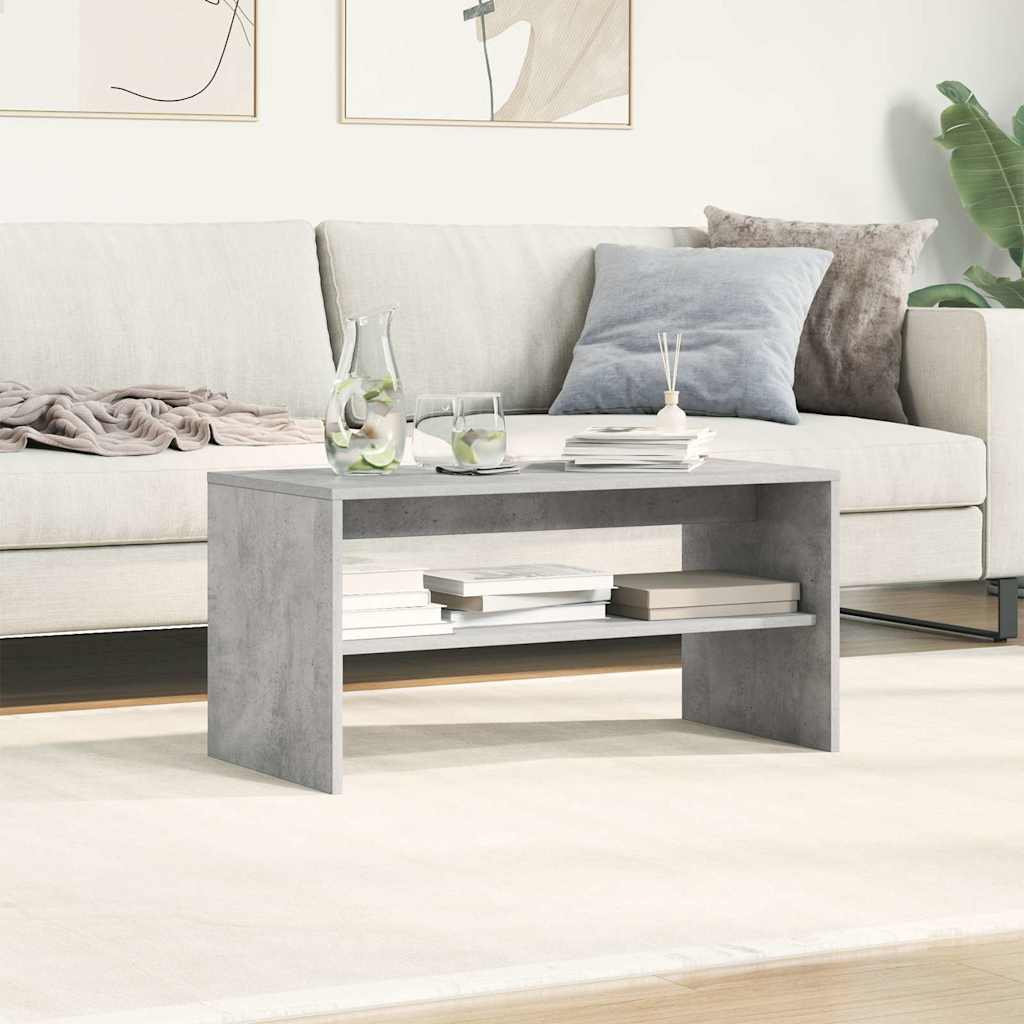 Comodă TV, gri beton, 80x40x40 cm, PAL GartenMobel Dekor