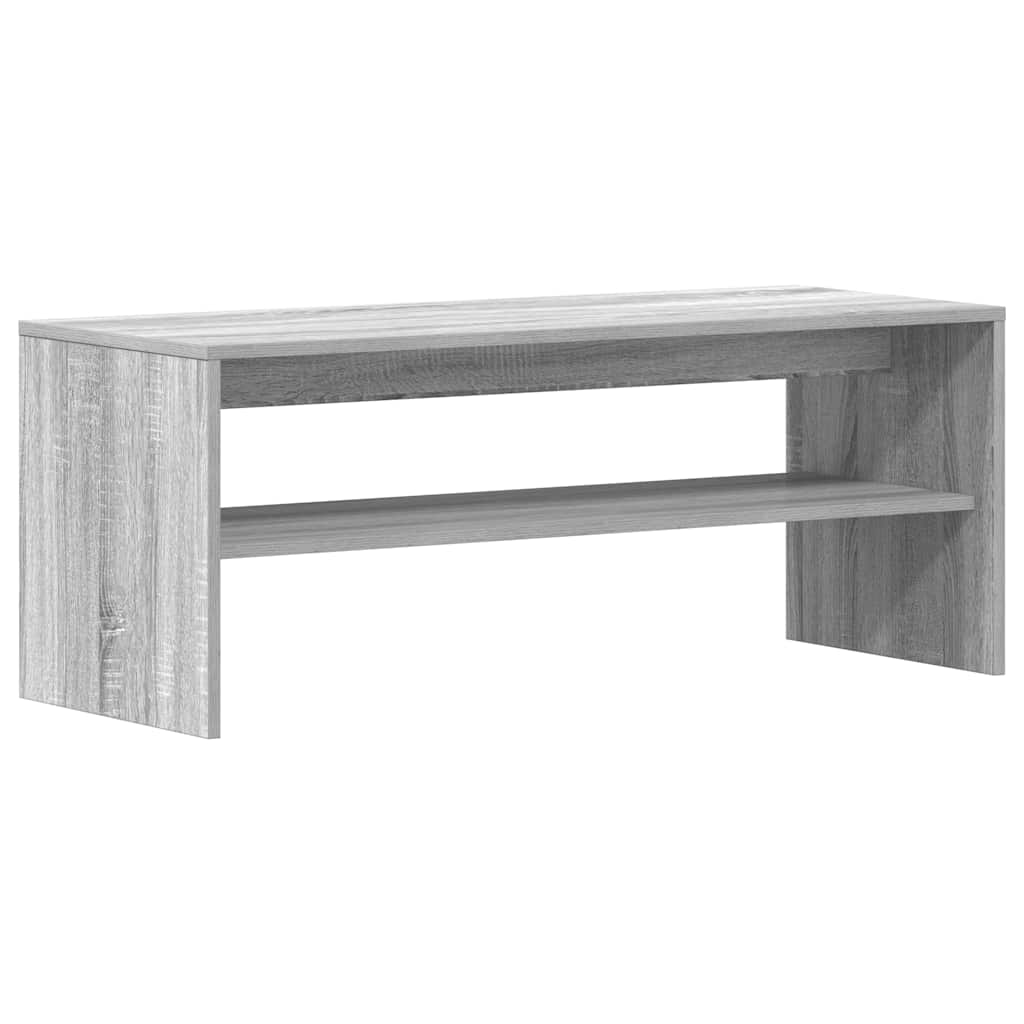 Comodă TV, gri sonoma, 100x40x40 cm, lemn compozit GartenMobel Dekor