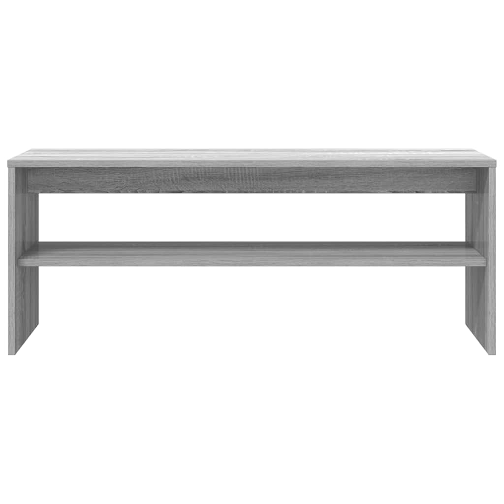 Comodă TV, gri sonoma, 100x40x40 cm, lemn compozit GartenMobel Dekor