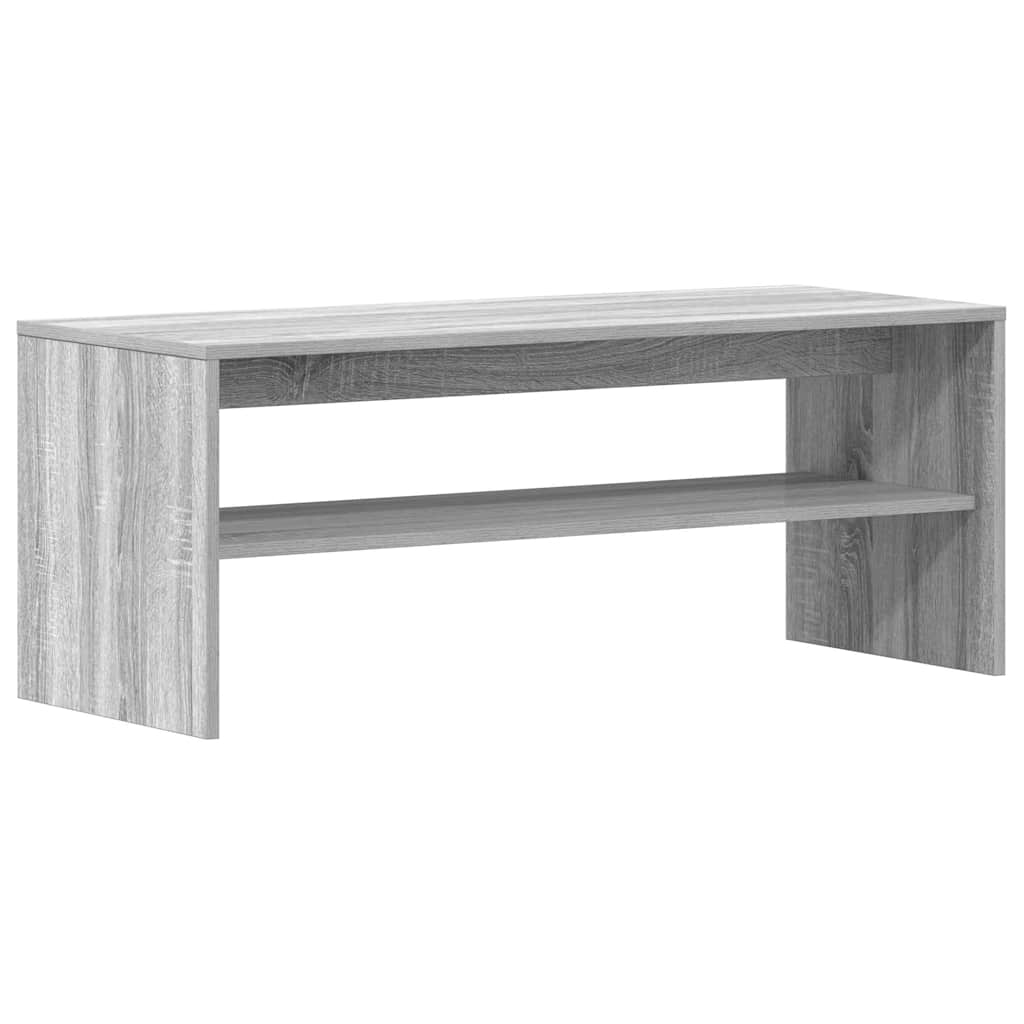 Comodă TV, gri sonoma, 100x40x40 cm, lemn compozit GartenMobel Dekor