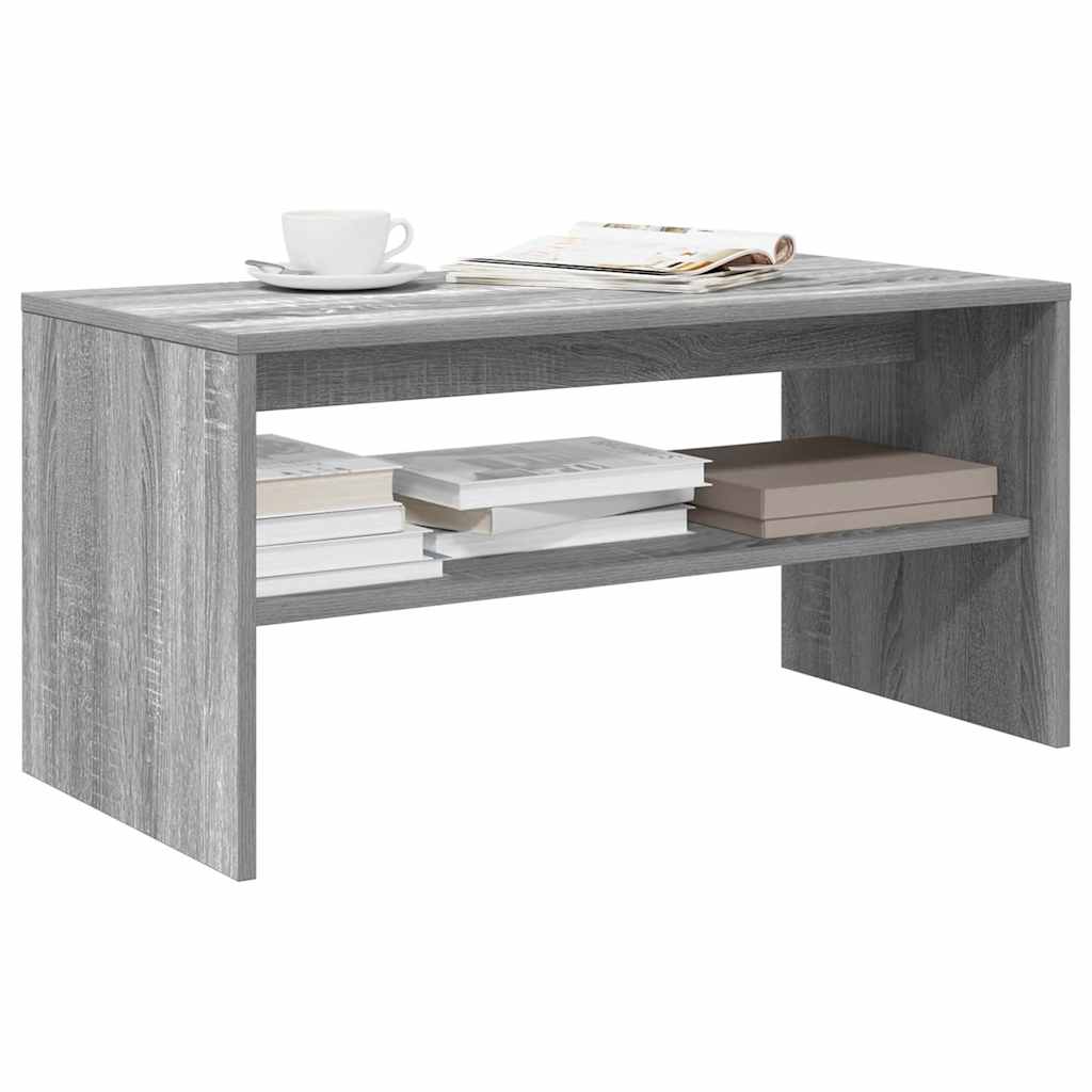 Comodă TV, gri sonoma, 80x40x40 cm, lemn prelucrat GartenMobel Dekor