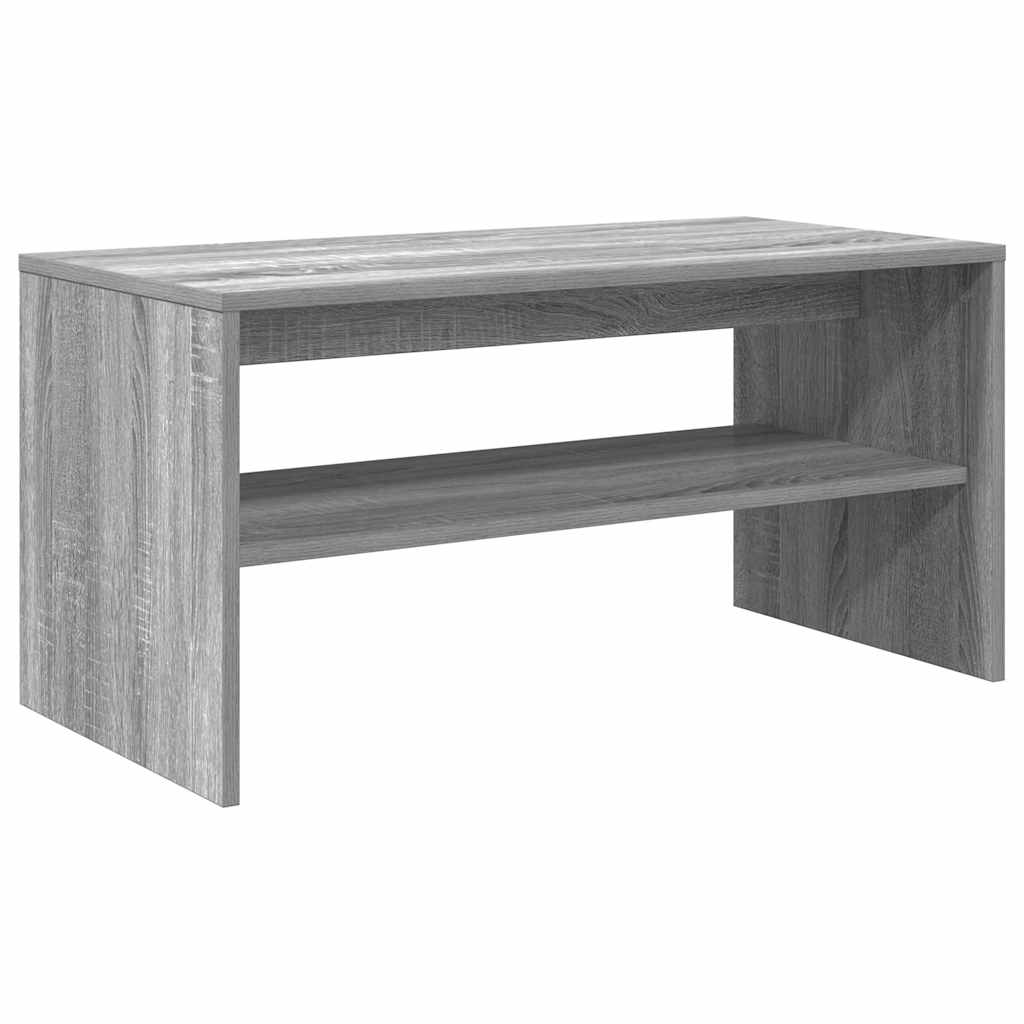 Comodă TV, gri sonoma, 80x40x40 cm, lemn prelucrat GartenMobel Dekor