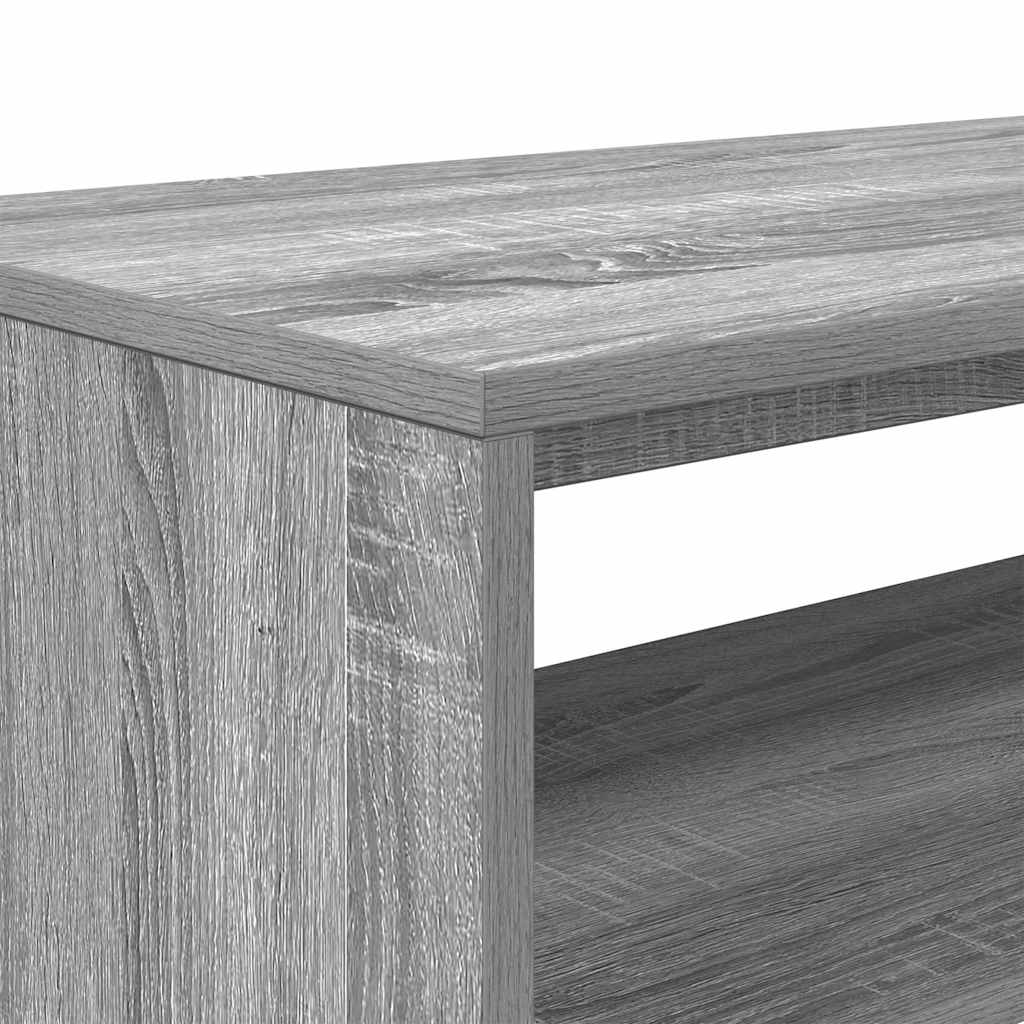 Comodă TV, gri sonoma, 80x40x40 cm, lemn prelucrat GartenMobel Dekor