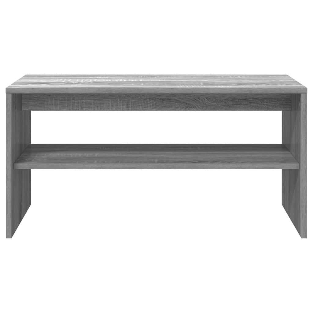 Comodă TV, gri sonoma, 80x40x40 cm, lemn prelucrat GartenMobel Dekor