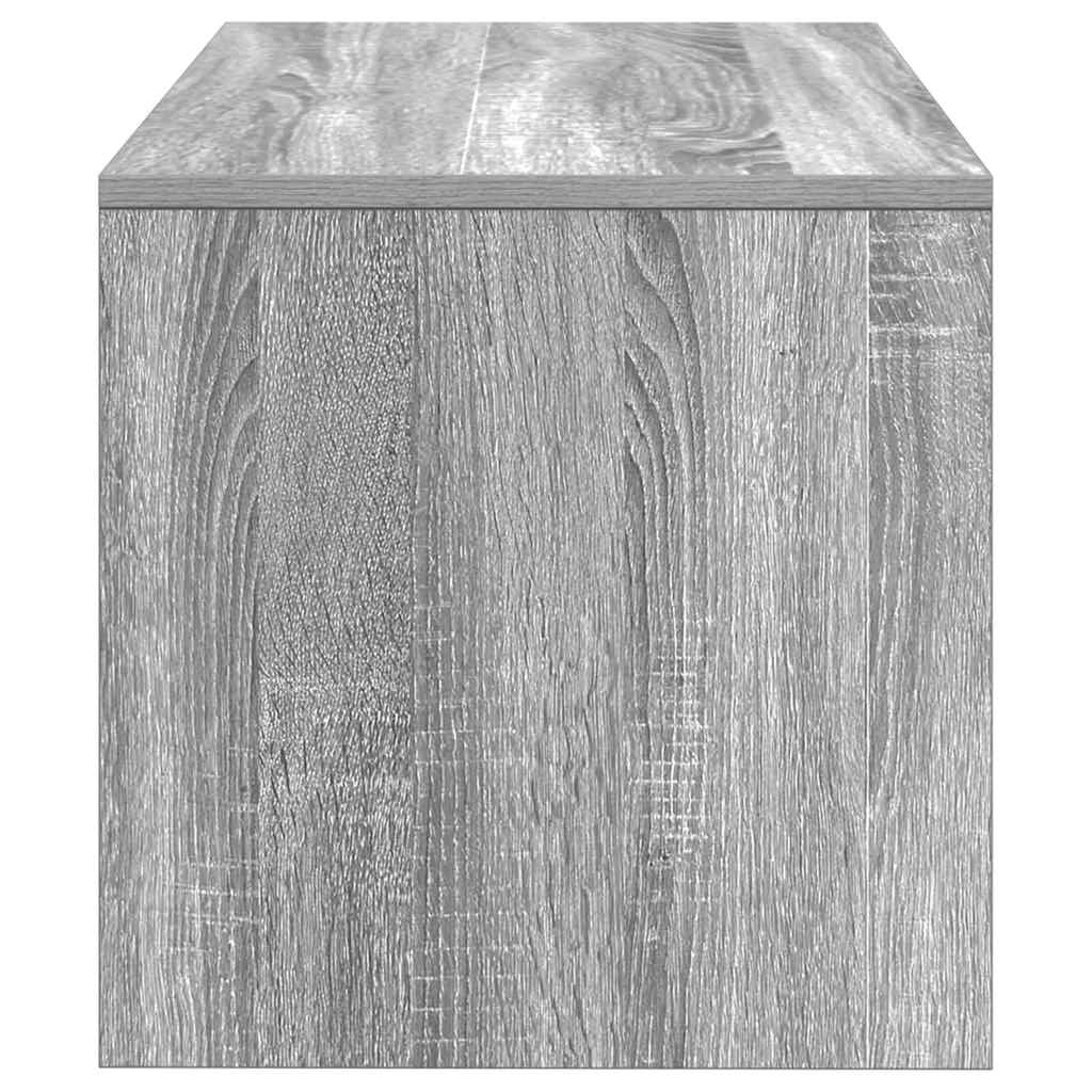 Comodă TV, gri sonoma, 80x40x40 cm, lemn prelucrat GartenMobel Dekor