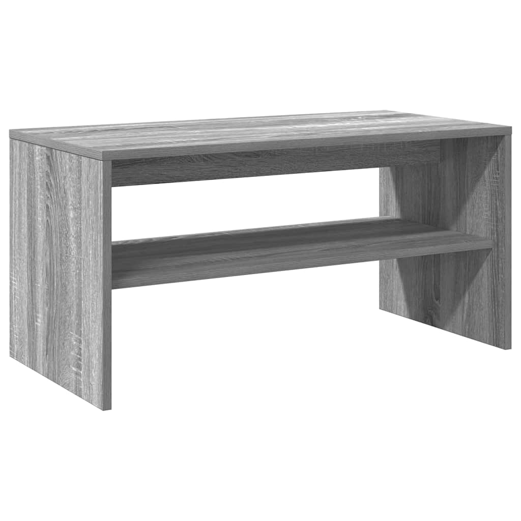 Comodă TV, gri sonoma, 80x40x40 cm, lemn prelucrat GartenMobel Dekor