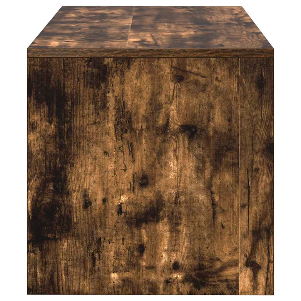 Comodă TV, stejar fumuriu, 80x40x40 cm, lemn prelucrat GartenMobel Dekor