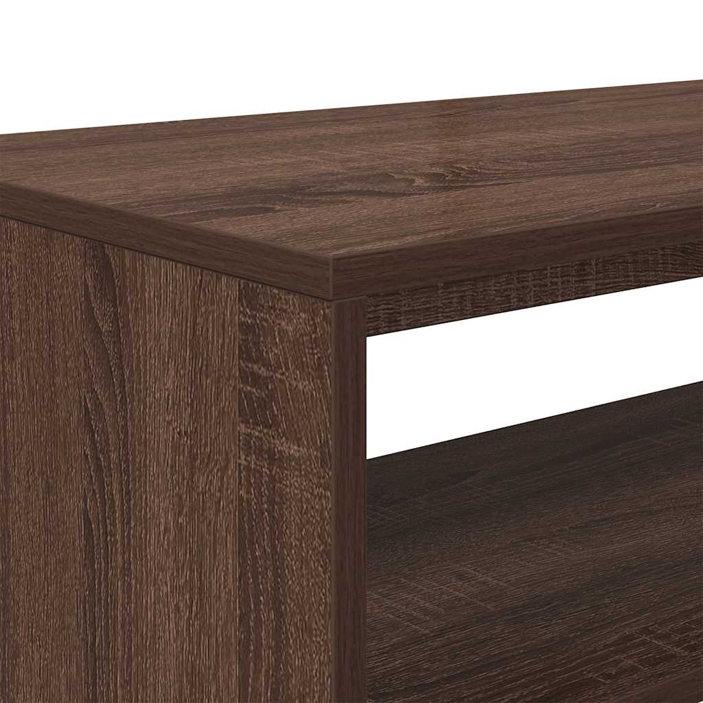 Comodă TV, stejar maro, 80x40x40 cm, lemn prelucrat GartenMobel Dekor