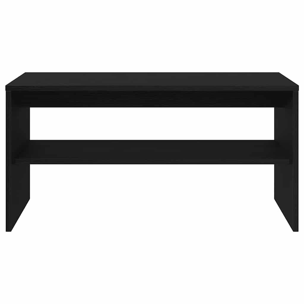 Dulap TV Stejar Negru 80x40x40 cm Lemn prelucrat GartenMobel Dekor