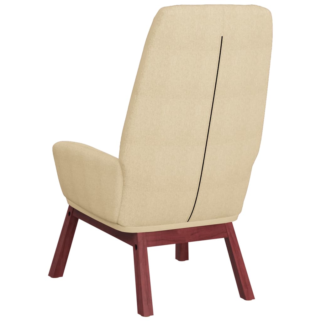 Scaun de relaxare, crem, material textil GartenMobel Dekor
