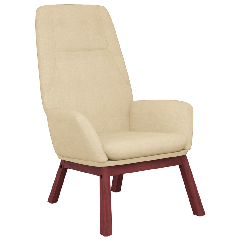 Scaun de relaxare, crem, material textil GartenMobel Dekor