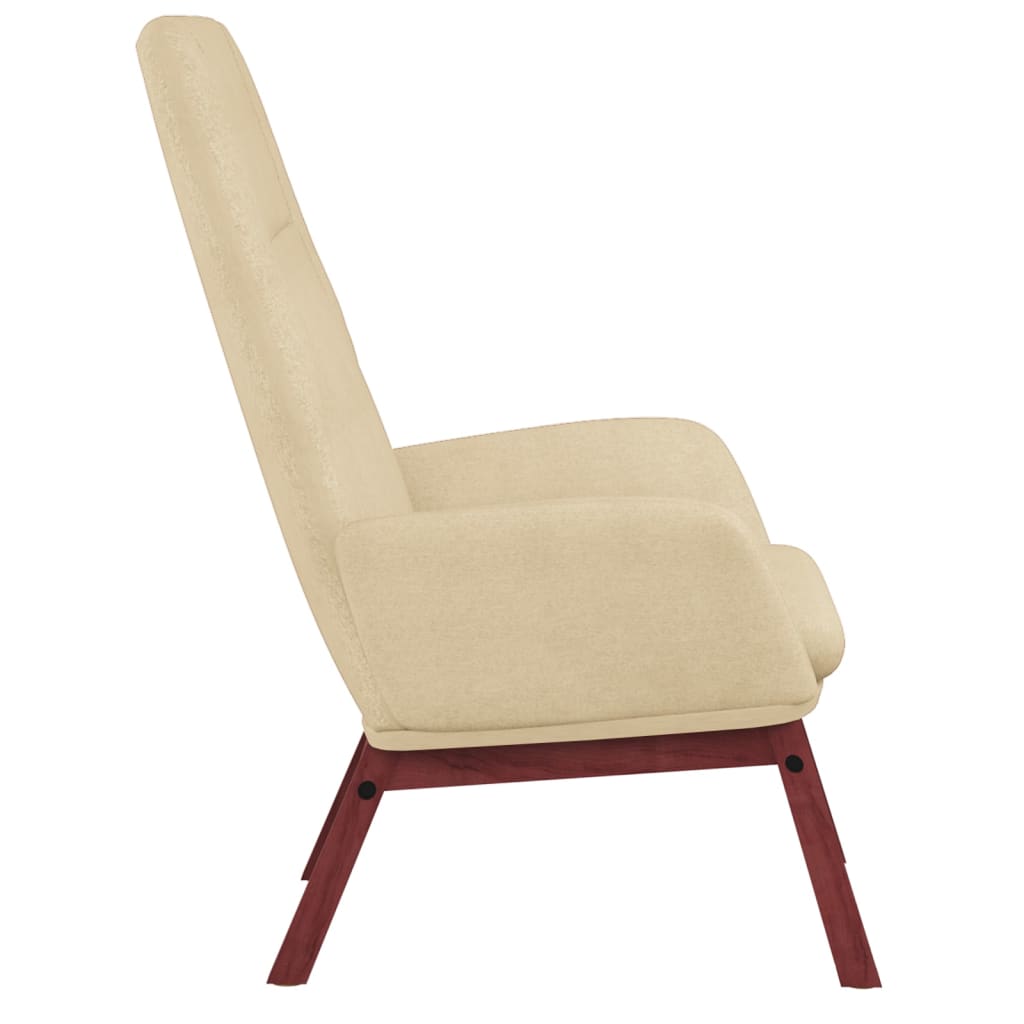 Scaun de relaxare, crem, material textil GartenMobel Dekor