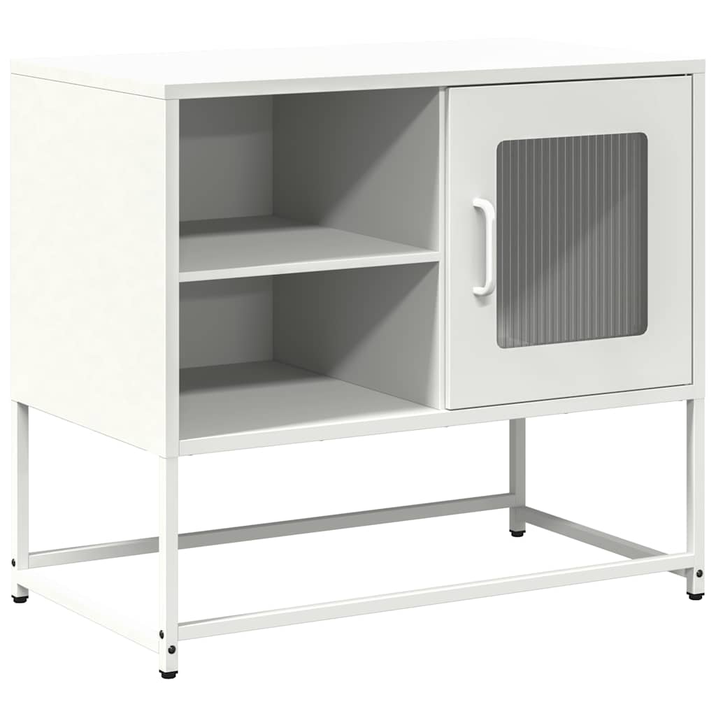 Dulap TV, alb, 68x39x60,5 cm, oțel GartenMobel Dekor
