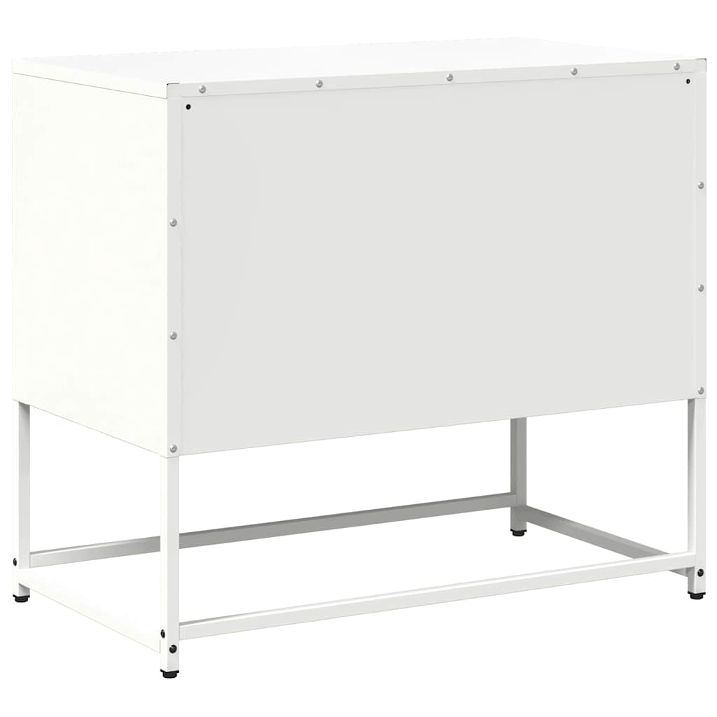 Dulap TV, alb, 68x39x60,5 cm, oțel GartenMobel Dekor