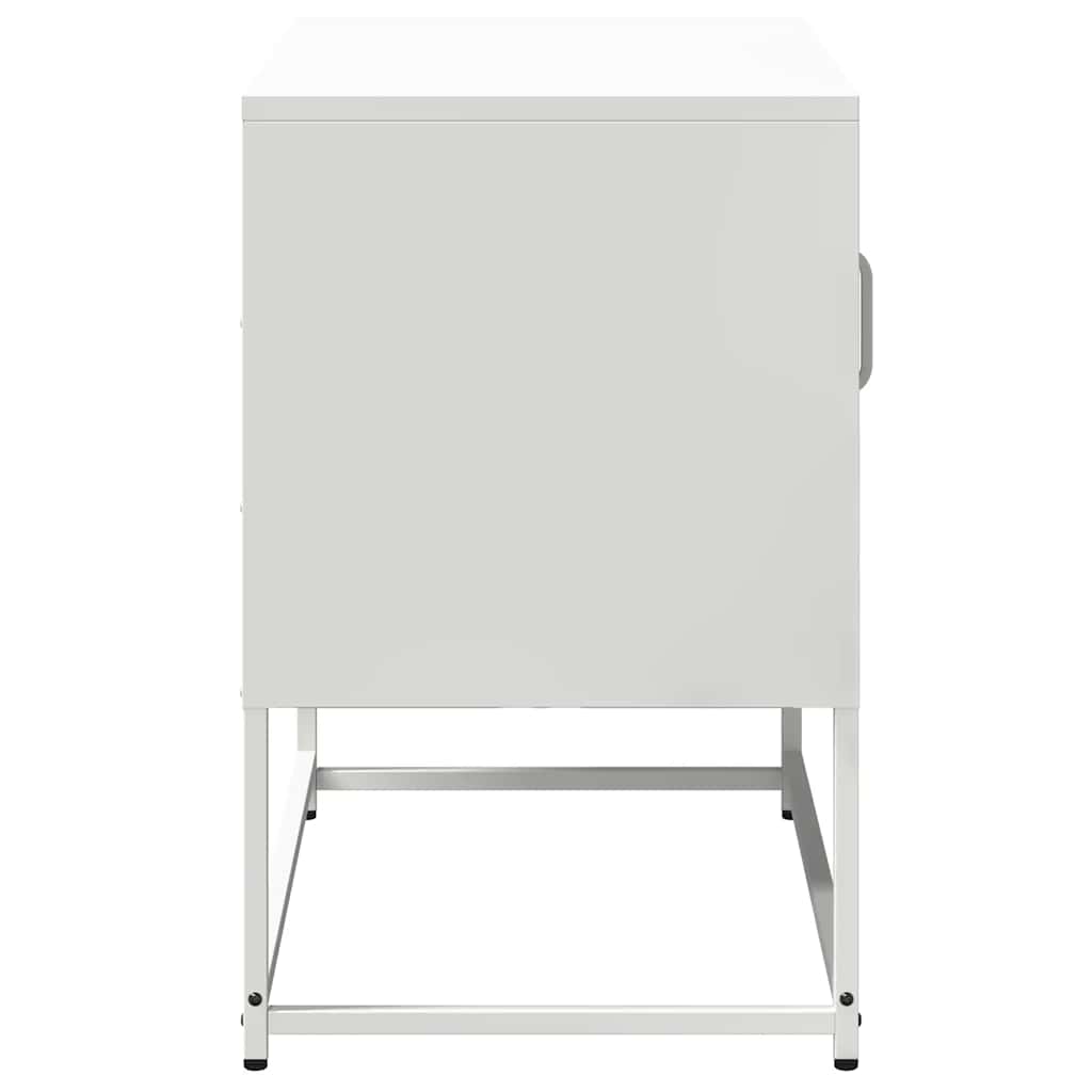 Dulap TV, alb, 68x39x60,5 cm, oțel GartenMobel Dekor