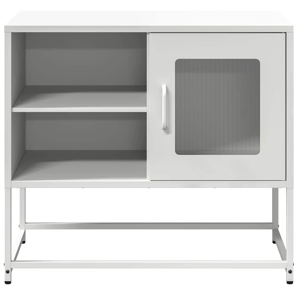 Dulap TV, alb, 68x39x60,5 cm, oțel GartenMobel Dekor