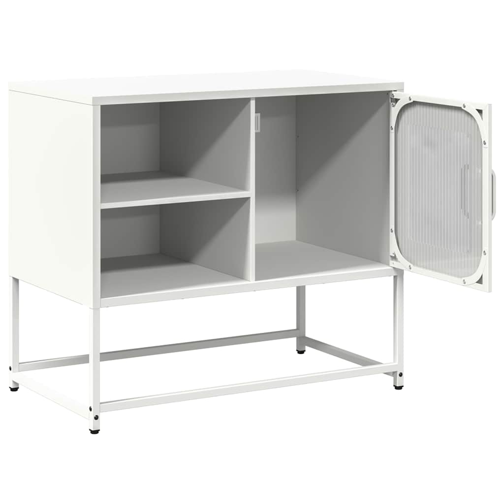 Dulap TV, alb, 68x39x60,5 cm, oțel GartenMobel Dekor