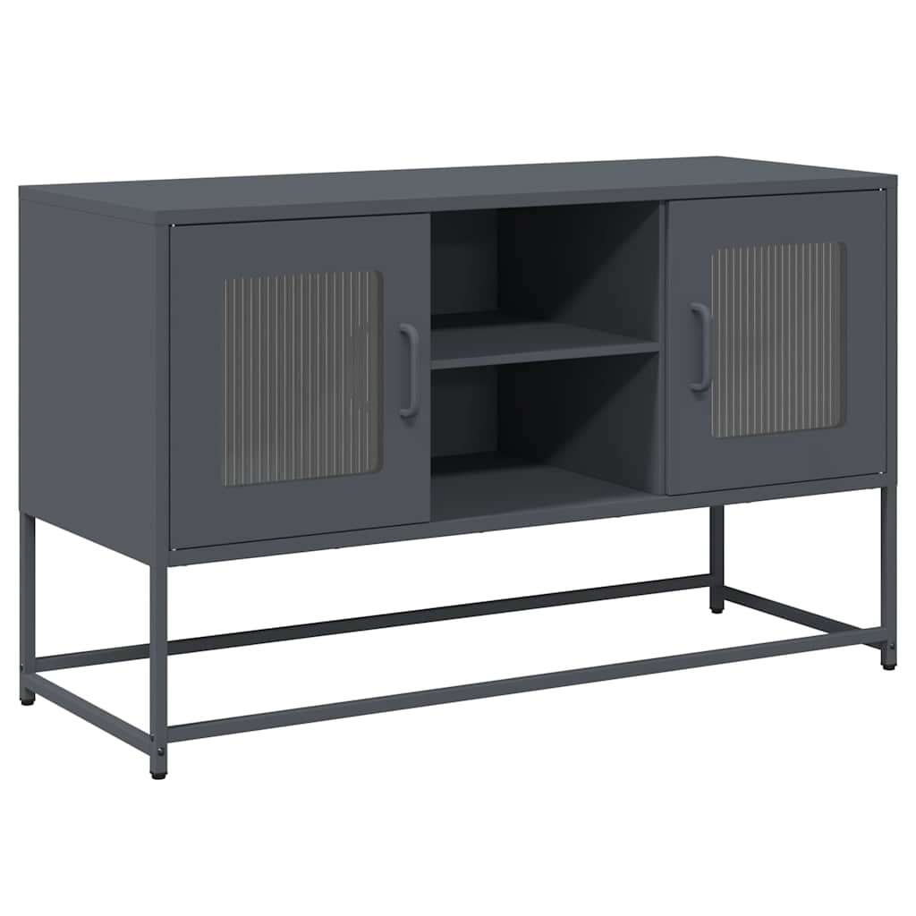 Dulap TV, antracit, 100,5x39x60,5 cm, oțel GartenMobel Dekor