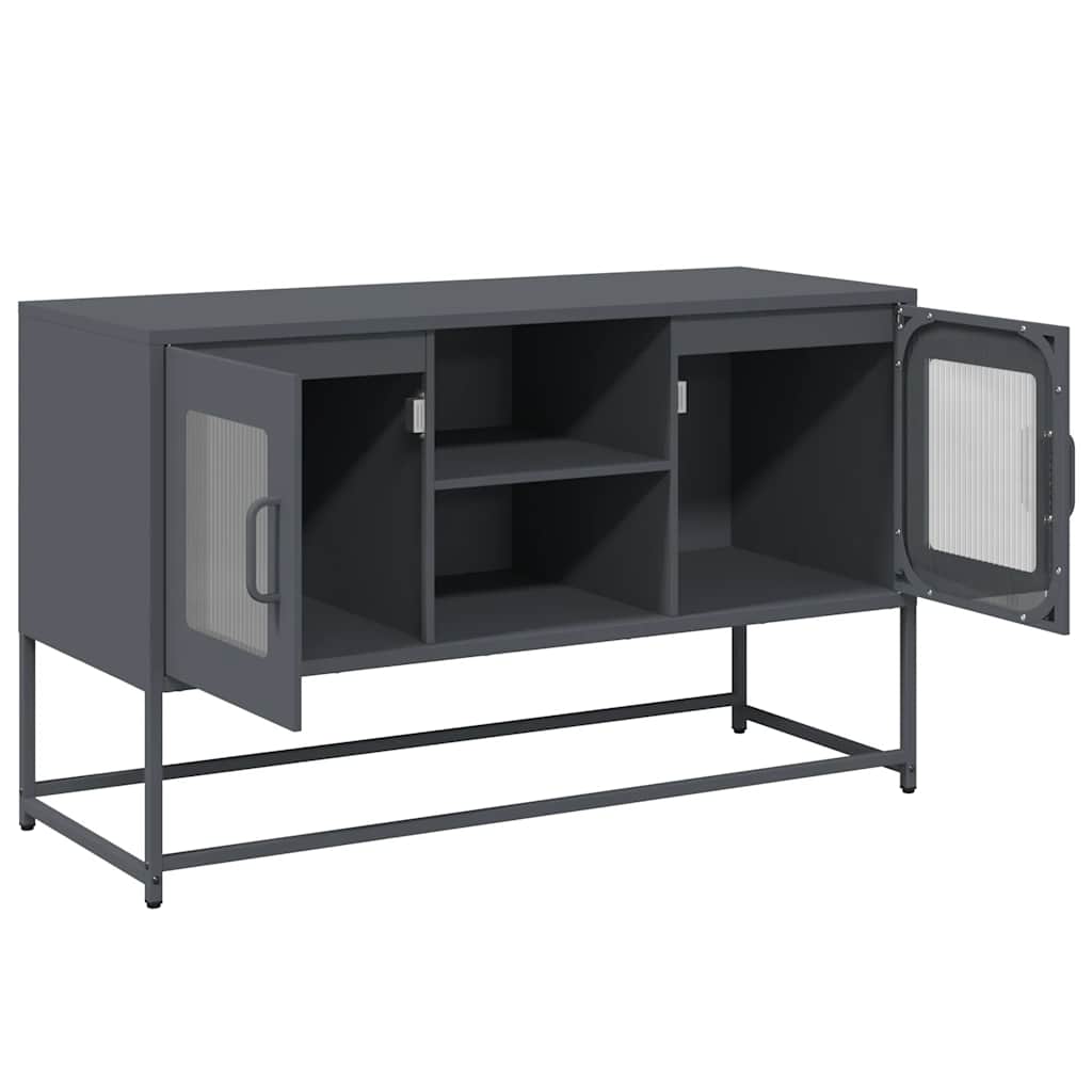 Dulap TV, antracit, 100,5x39x60,5 cm, oțel GartenMobel Dekor