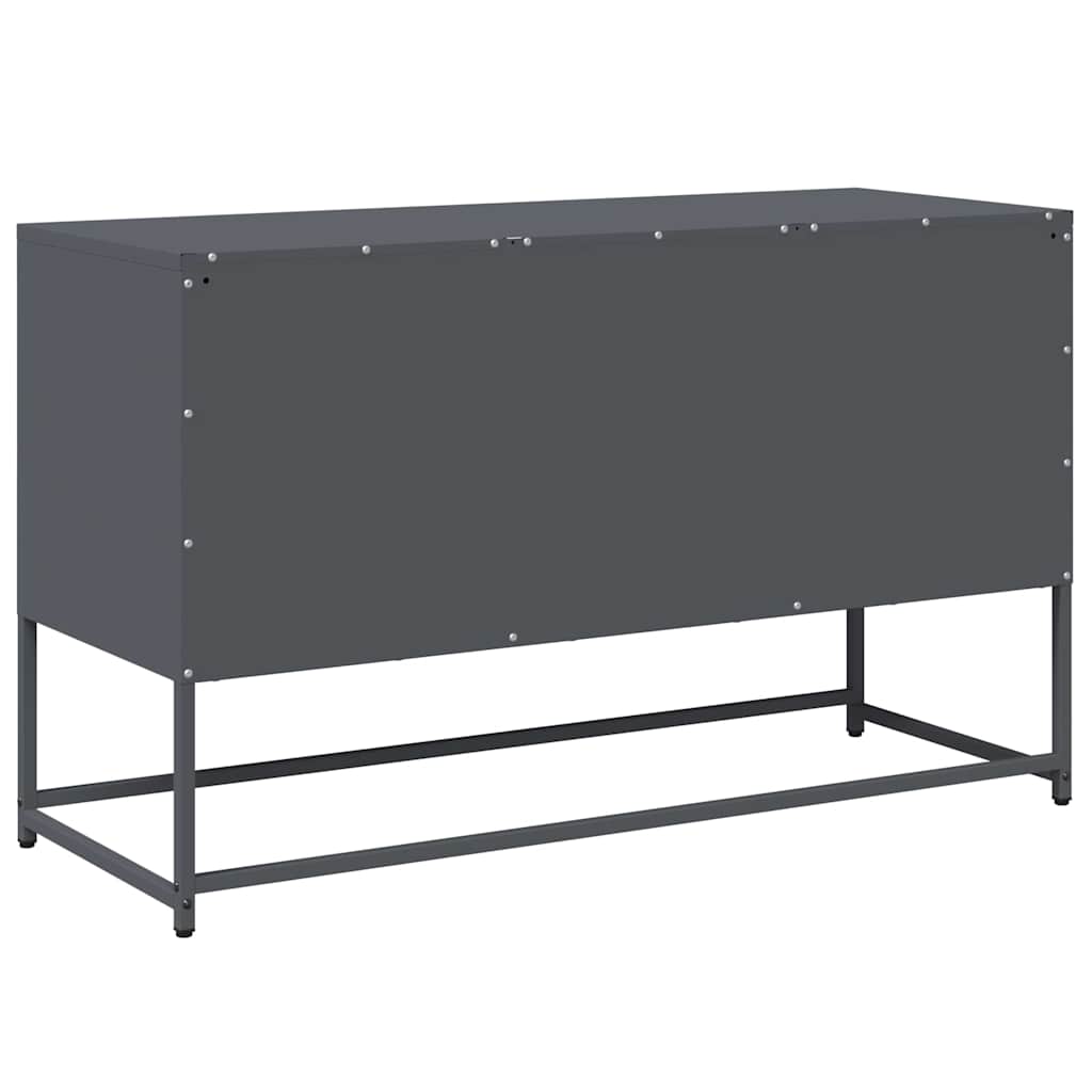 Dulap TV, antracit, 100,5x39x60,5 cm, oțel GartenMobel Dekor