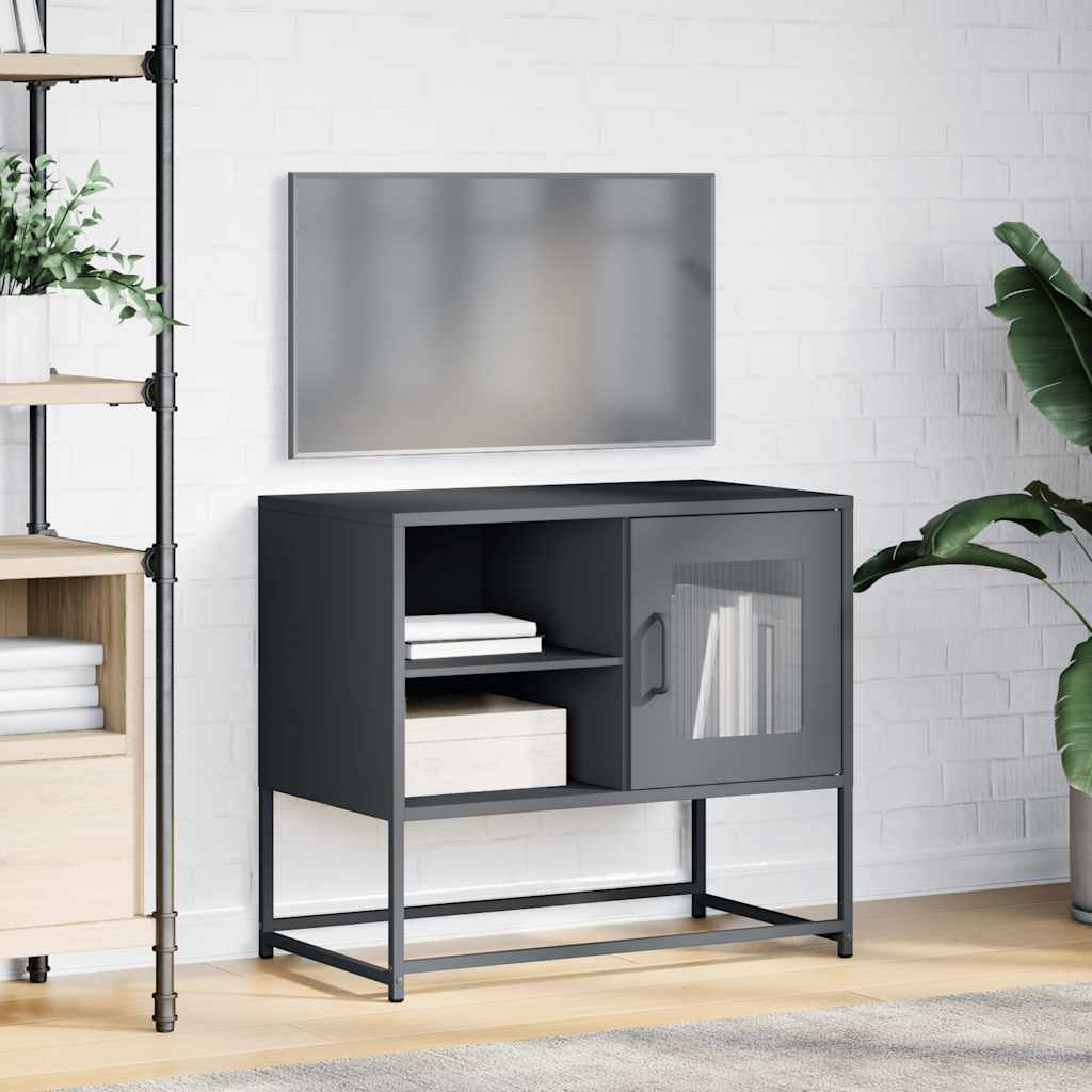 Dulap TV, antracit, 68x39x60,5 cm, oțel GartenMobel Dekor