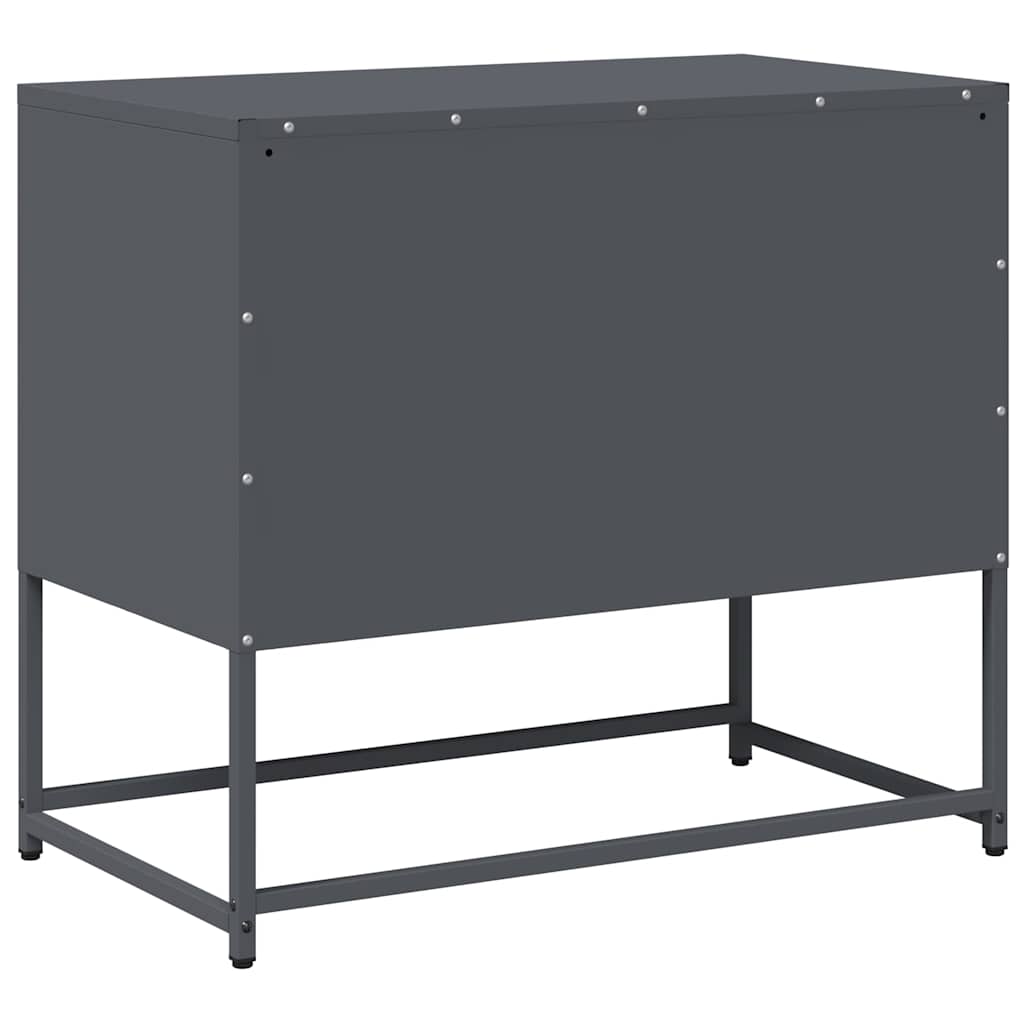 Dulap TV, antracit, 68x39x60,5 cm, oțel GartenMobel Dekor