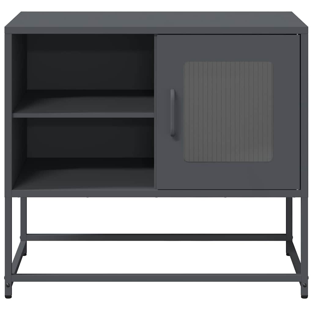 Dulap TV, antracit, 68x39x60,5 cm, oțel GartenMobel Dekor