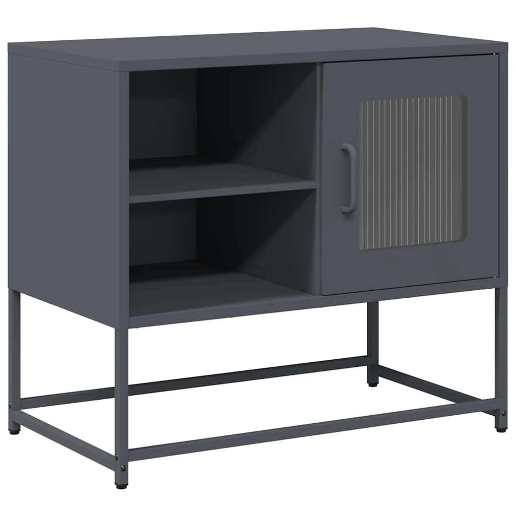 Dulap TV, antracit, 68x39x60,5 cm, oțel GartenMobel Dekor