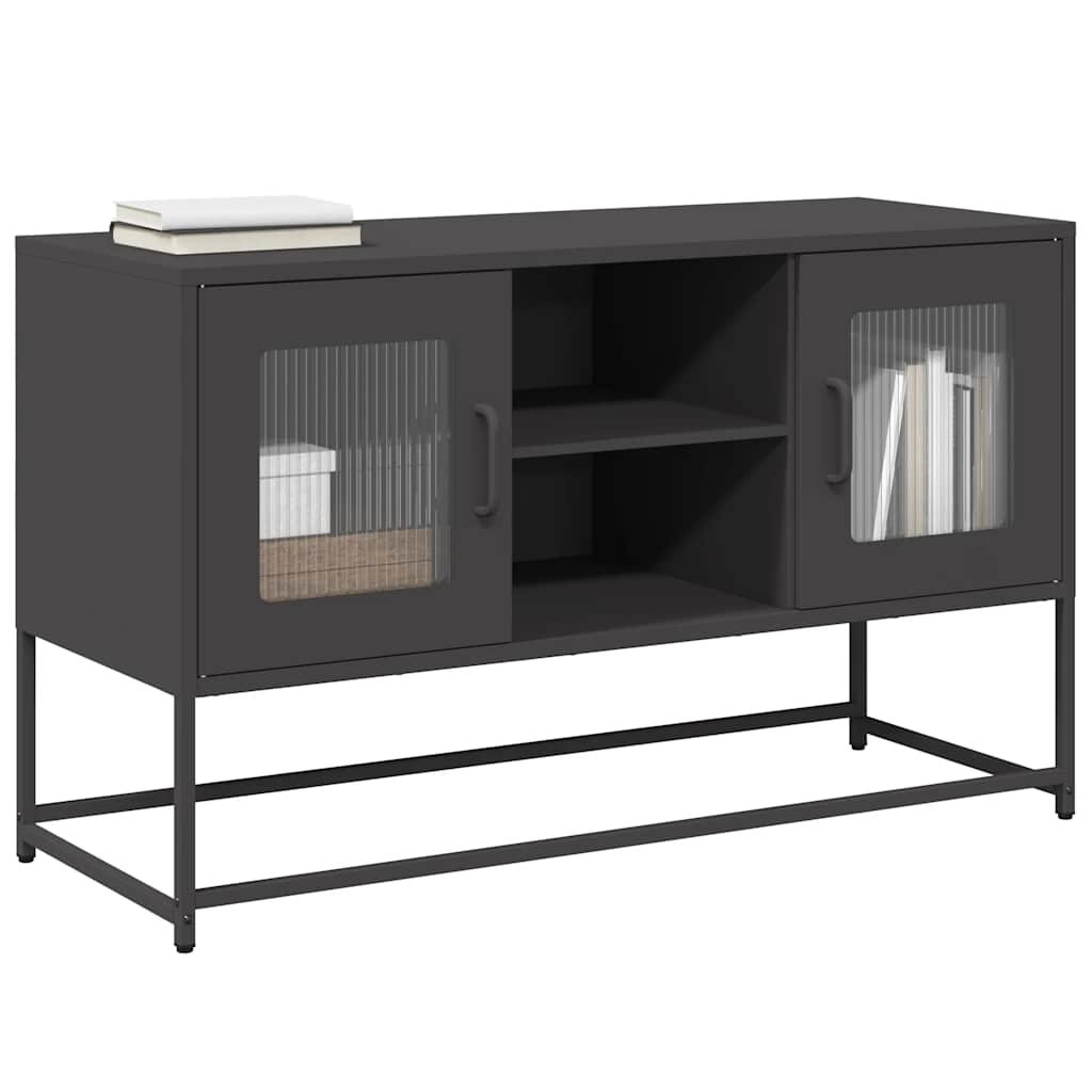 Dulap TV, negru, 68,5x39x60,5 cm, oțel GartenMobel Dekor