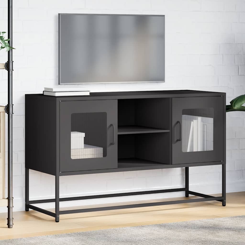 Dulap TV, negru, 68,5x39x60,5 cm, oțel GartenMobel Dekor