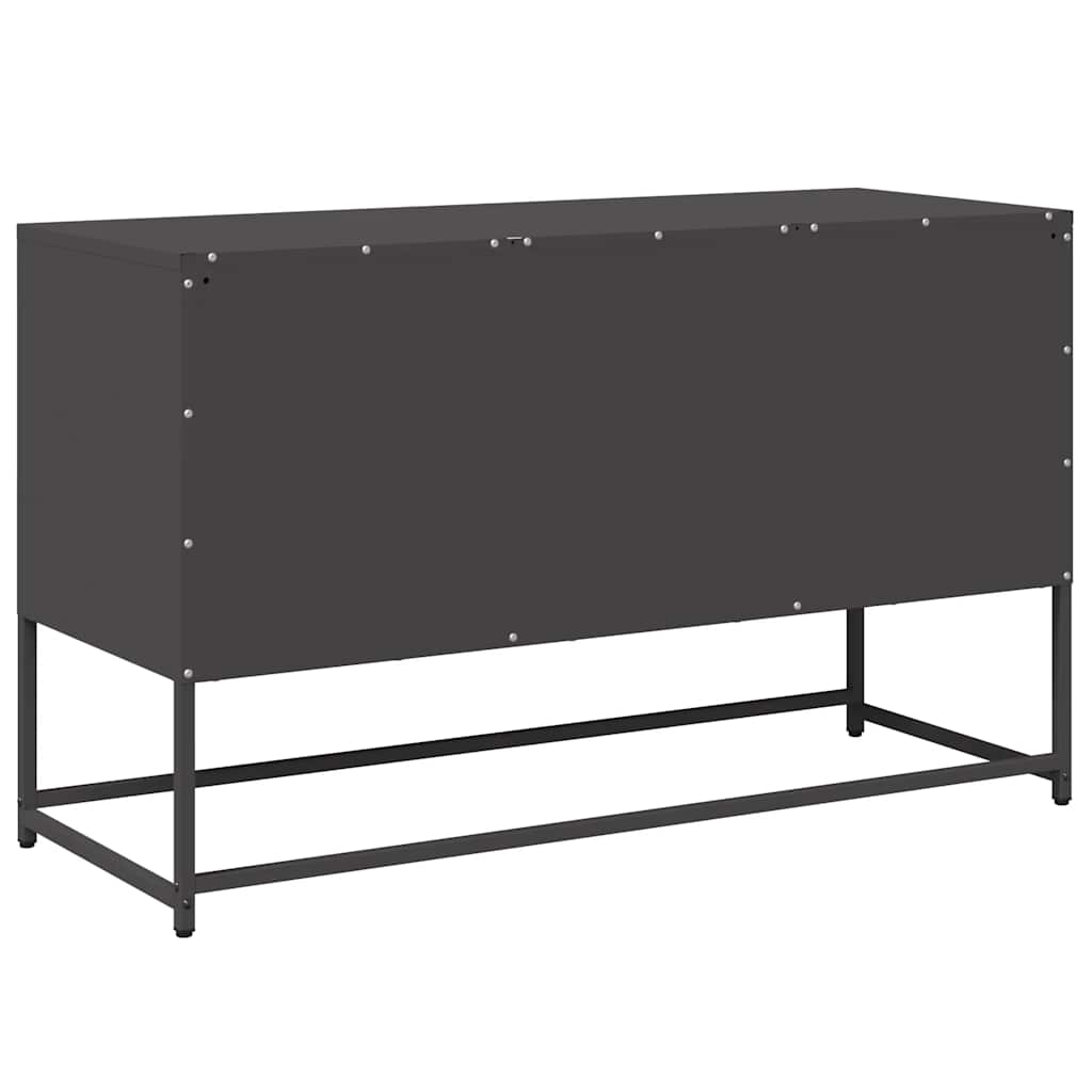 Dulap TV, negru, 68,5x39x60,5 cm, oțel GartenMobel Dekor