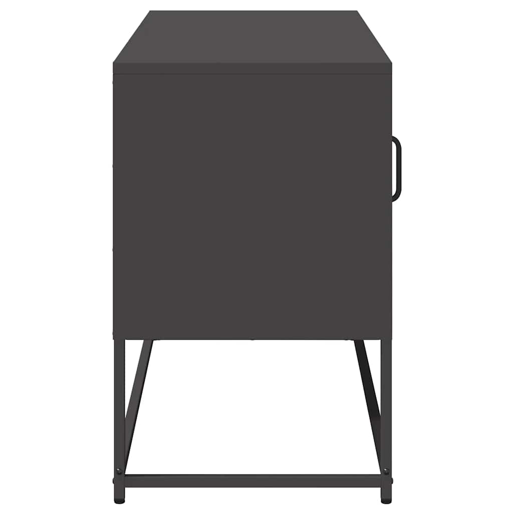 Dulap TV, negru, 68,5x39x60,5 cm, oțel GartenMobel Dekor