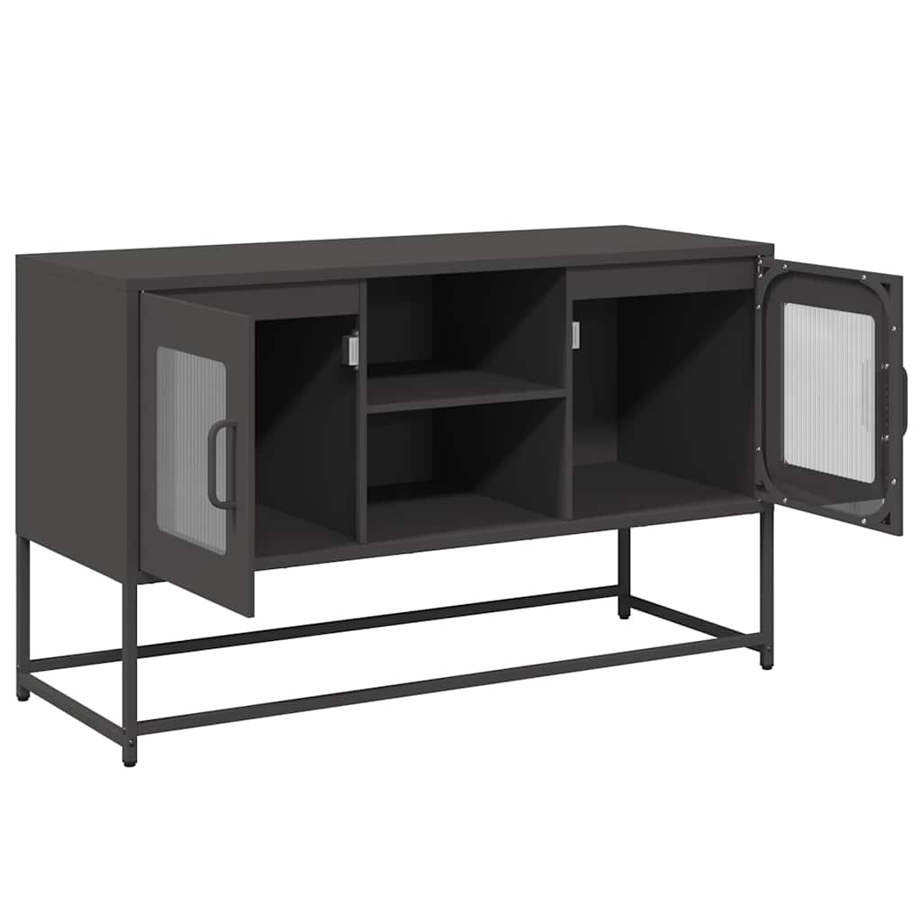 Dulap TV, negru, 68,5x39x60,5 cm, oțel GartenMobel Dekor
